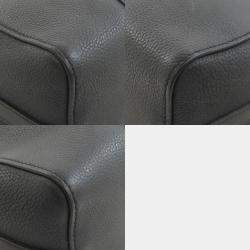 Louis Vuitton Noir Leather City Keepall Aerogram Shoulder Bag