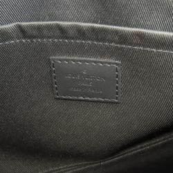 Louis Vuitton Noir Leather City Keepall Aerogram Shoulder Bag