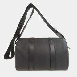 Louis Vuitton Noir Leather City Keepall Aerogram Shoulder Bag