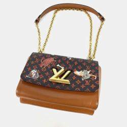 Louis Vuitton Brown Monogram Canvas Catgram Twist MM Crossbody Bag