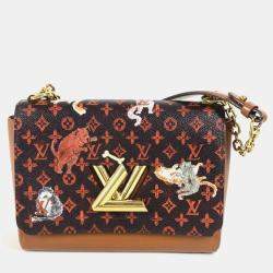 Louis Vuitton Brown Monogram Canvas Catgram Twist MM Crossbody Bag