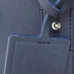 Louis Vuitton Navy Leather Aerogram Take Off Tote Bag
