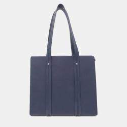 Louis Vuitton Navy Leather Aerogram Take Off Tote Bag