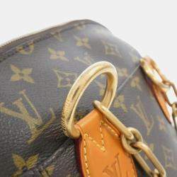 Louis Vuitton Brown Monogram Canvas Punching Shoulder Bag