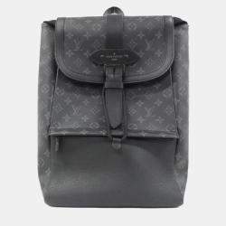 Louis Vuitton Black Monogram Eclipse Saumur Backpack