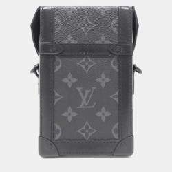 Louis Vuitton Black Monogram Eclipse Vertical Trunk Wearable Wallet Bag