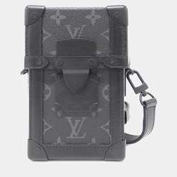 Louis Vuitton Black Monogram Eclipse Vertical Trunk Wearable Wallet Bag