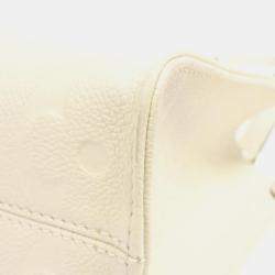 Louis Vuitton Cream Monogram Empreinte OnTheGo PM Tote Bag