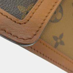 Pre Owned Louis Vuitton Monogram Reverse Dauphine MM Shoulder Bag