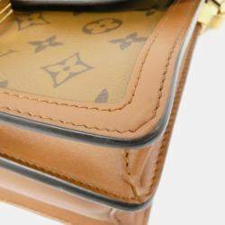 Pre Owned Louis Vuitton Monogram Reverse Dauphine MM Shoulder Bag