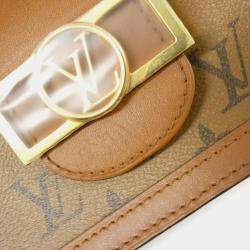Pre Owned Louis Vuitton Monogram Reverse Dauphine MM Shoulder Bag