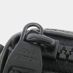 Louis Vuitton Black Taurillon Monogram Keepall Bandouliere 25 Duffle Bag