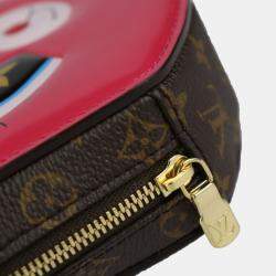Louis Vuitton Brown Coated Canvas LV Monogram Rabbit Wallet On Chain  