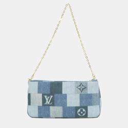Louis Vuitton Denim Monogram Multi Pochette Accessoires Shoulder Bag