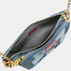 Louis Vuitton Denim Monogram Multi Pochette Accessoires Shoulder Bag