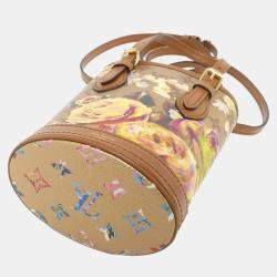 Louis Vuitton Coated Canvas LV Garden Nano Bucket Shoulder Bag
