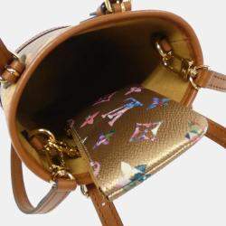 Louis Vuitton Coated Canvas LV Garden Nano Bucket Shoulder Bag