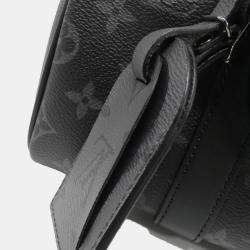 Louis Vuitton Monogram Eclipse Reverse Keepall Bandouliere 25 Boston Bag