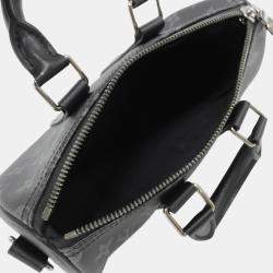 Louis Vuitton Monogram Eclipse Reverse Keepall Bandouliere 25 Boston Bag