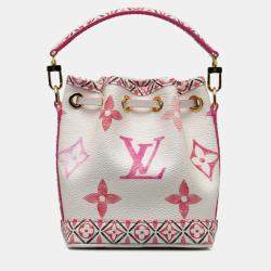 Louis Vuitton White LV By The Pool Nano Noe Shoulder Bag 