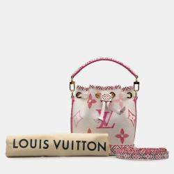 Louis Vuitton White LV By The Pool Nano Noe Shoulder Bag 