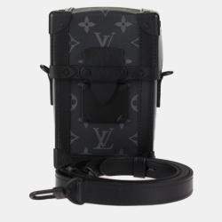 Louis Vuitton Black Vertical Trunk Shoulder Bag 