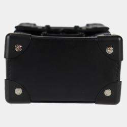 Louis Vuitton Black Vertical Trunk Shoulder Bag 