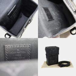Louis Vuitton Black Vertical Trunk Shoulder Bag 