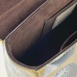 Louis Vuitton Gold Leather Fornasetti Twist MM Shoulder Bag