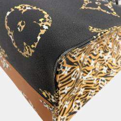Louis Vuitton Noir Canvas Giant Monogram Jungle OnTheGo GM Tote Bag