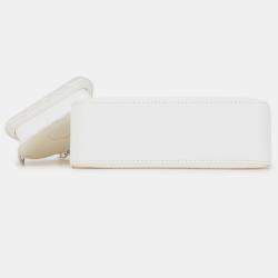 Louis Vuitton White Red Leather Yayoi Kusama Epi Marellini Shoulder Bag