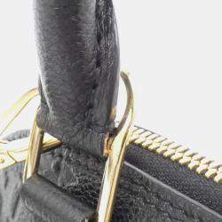 Louis Vuitton Black Leather Monogram Empreinte Neo Alma BB Handbag