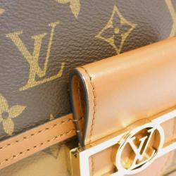 Pre Owned Louis Vuitton Monogram Reverse Canvas Dauphine Mini Shoulder Bag