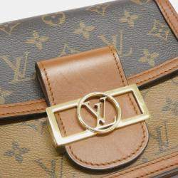 Pre Owned Louis Vuitton Monogram Reverse Canvas Dauphine Mini Shoulder Bag