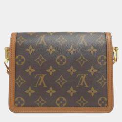 Pre Owned Louis Vuitton Monogram Reverse Canvas Dauphine Mini Shoulder Bag