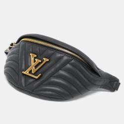 Louis Vuitton Black Leather New Wave Bumbag