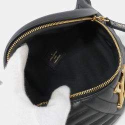 Louis Vuitton Black Leather New Wave Bumbag