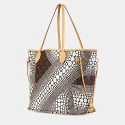 Pre Owned Louis Vuitton Brown Yayoi Kusama Monogram Neverfull MM Bag