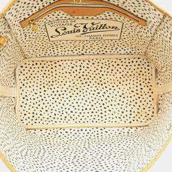 Pre Owned Louis Vuitton Brown Yayoi Kusama Monogram Neverfull MM Bag