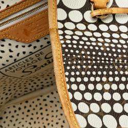 Pre Owned Louis Vuitton Brown Yayoi Kusama Monogram Neverfull MM Bag