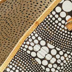 Pre Owned Louis Vuitton Brown Yayoi Kusama Monogram Neverfull MM Bag
