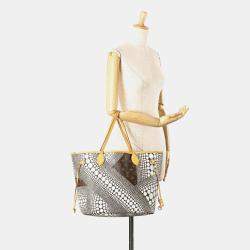Pre Owned Louis Vuitton Brown Yayoi Kusama Monogram Neverfull MM Bag