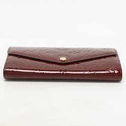 Louis Vuitton Pomme D’amour Monogram Vernis Leather Sarah Wallet