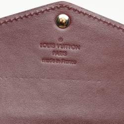 Louis Vuitton Pomme D’amour Monogram Vernis Leather Sarah Wallet