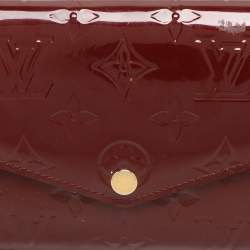 Louis Vuitton Pomme D’amour Monogram Vernis Leather Sarah Wallet
