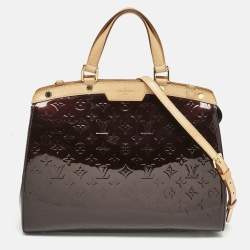 Louis Vuitton Amarante Monogram Vernis Brea GM Bag