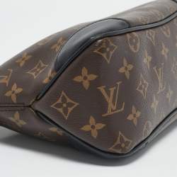 Pre Owned Louis Vuitton Black Monogram Canvas Boulogne PM Bag
