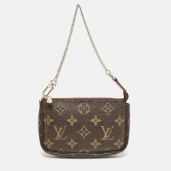 Pre Owned Louis Vuitton Monogram Canvas Mini Pochette Accessoires