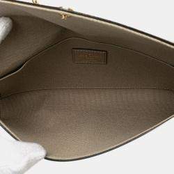 Louis Vuitton Beige Monogram Empreinte Bicolor Pochette Felicie Bag