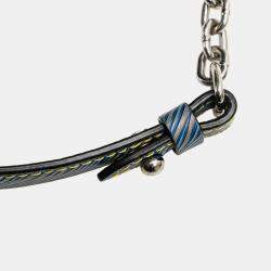 Louis Vuitton Blue Epi Leather Denim Twist MM Shoulder Bag